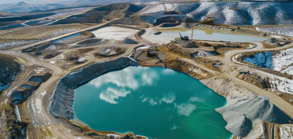 A lithium mine